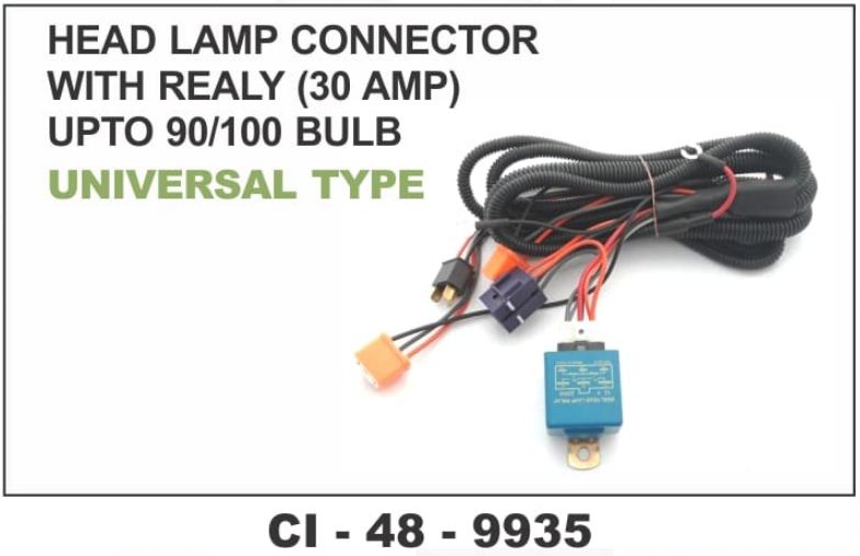 HEAD LAMP RELAY W/CONNECTION UNI
