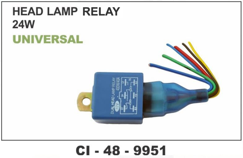 HEAD LAMP RELAY 24 VOLT UNIVERSAL TYPE