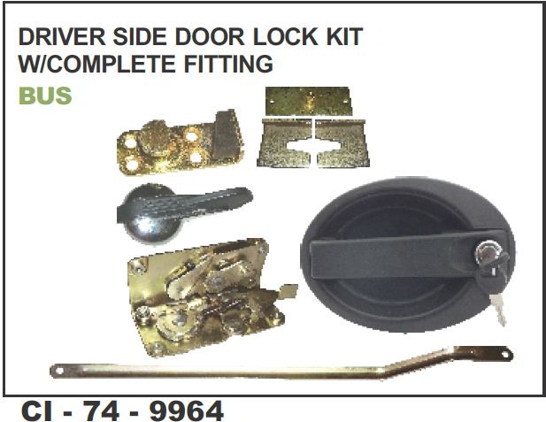 DRIVER SIDE DOOR LOCK KIT W/COMP FITTING BUS RH