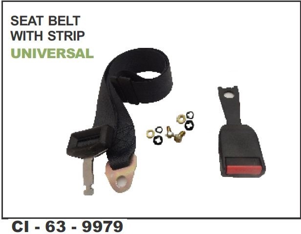 SEAT BELT UNIVERSAL BUS TRUCK CAR W/STRIP